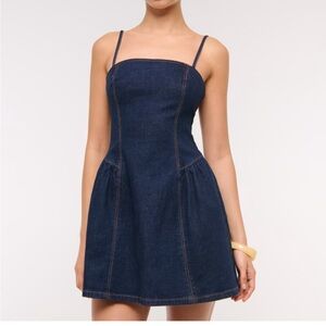 Abercrombie & Fitch Dark Blue Mini Dress
